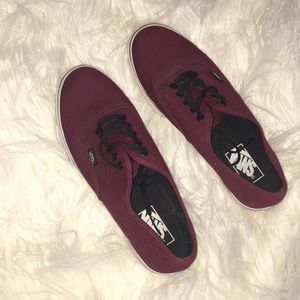 Burgundy Van’s, women’s size 8.5!